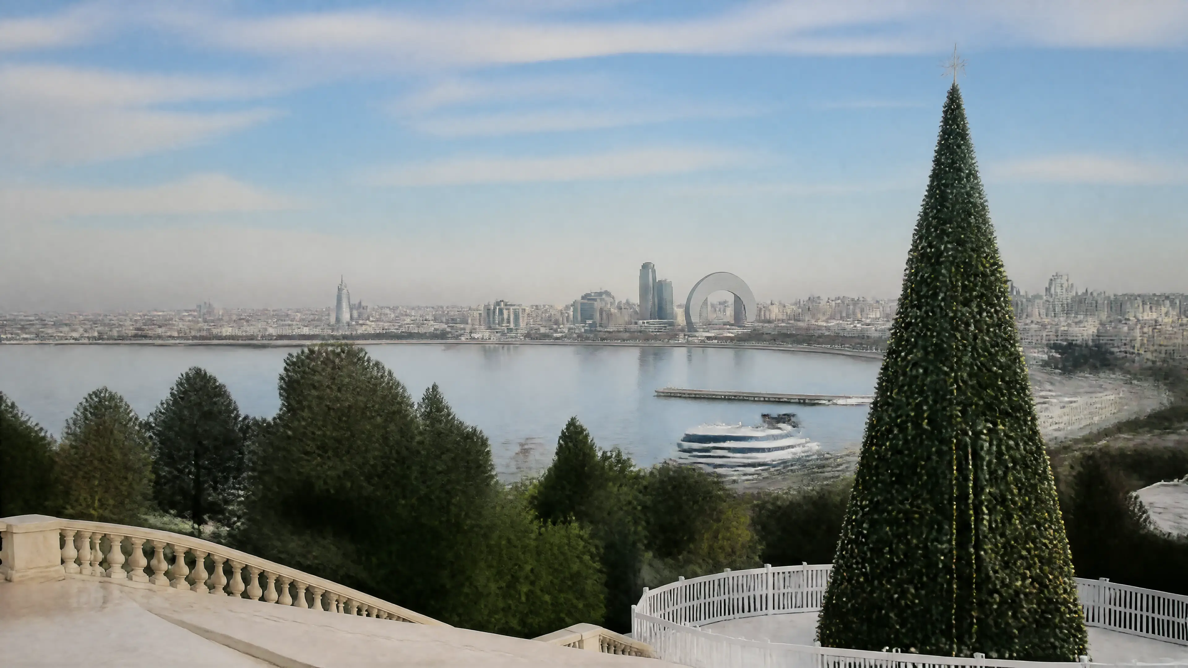 New Year in Azerbaijan — general view
