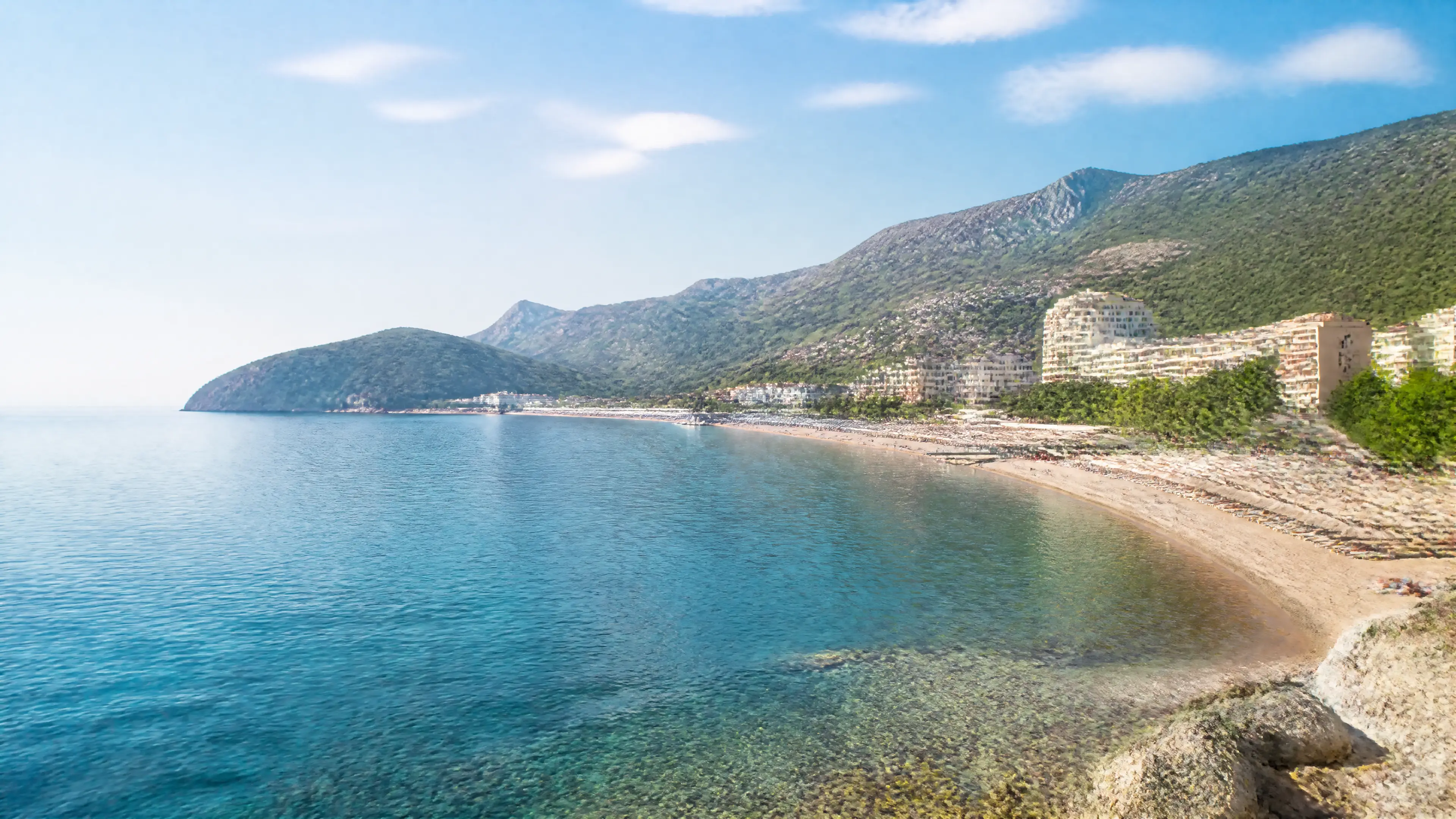 holidays in Becici — general view