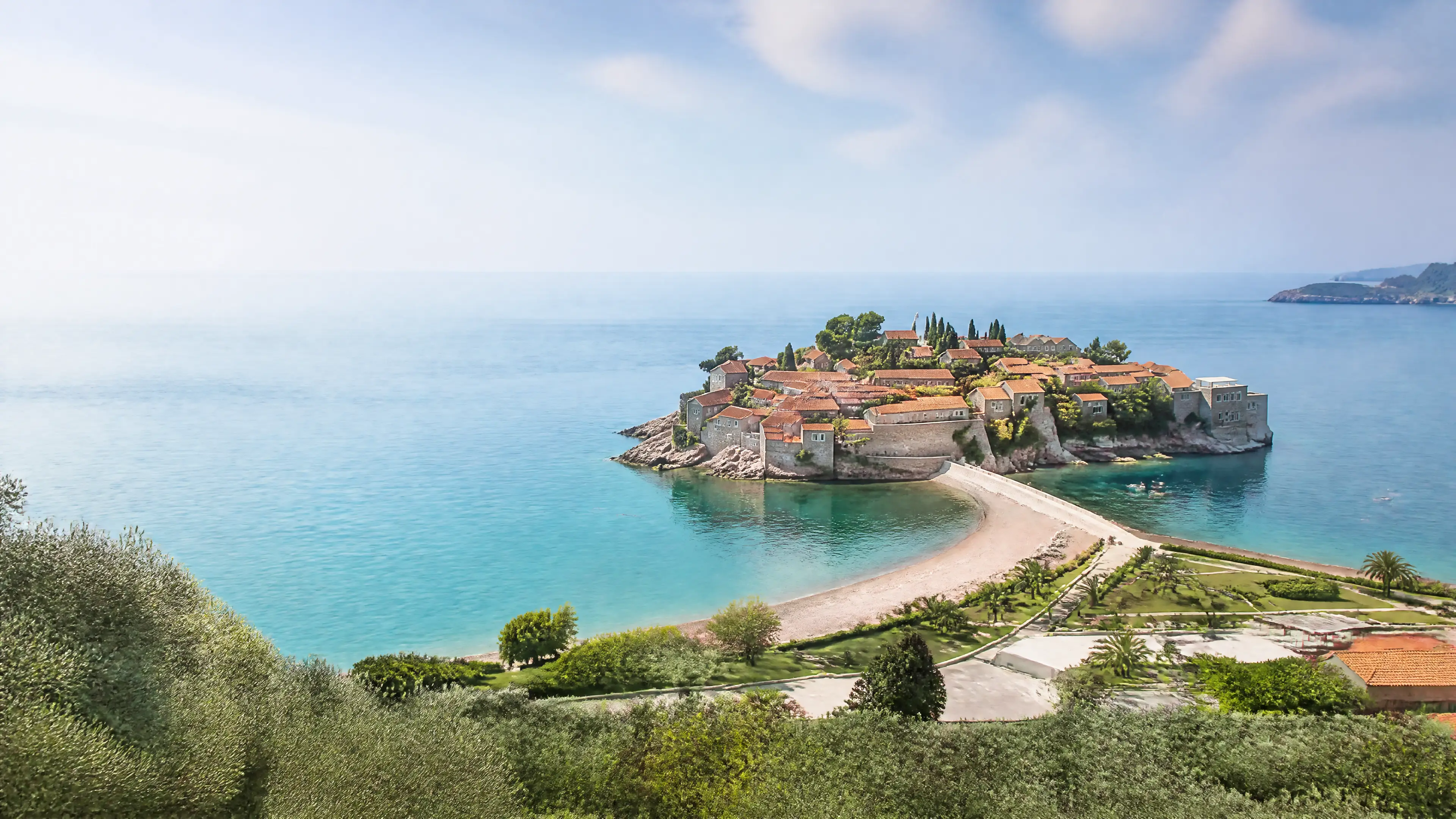 holidays in Sveti Stefan — general view